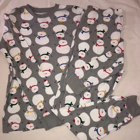 Carters snowman pajamas adult large - Picture 1 of 3